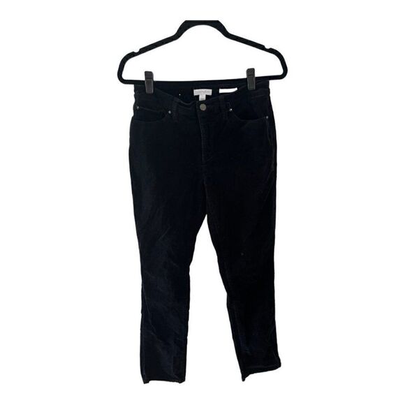 Charter Club Black Corduroy Lexington Straight Pants